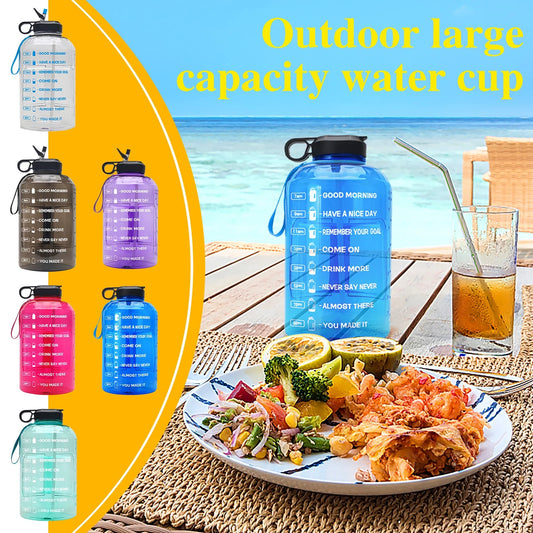 Water Bottles 128 Oz Sports Water Bottle Large Capacity Outdoor Convenient Water Bottle Water Bottle on Clearance