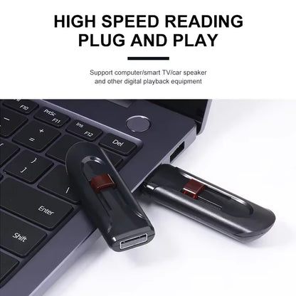 Retractable USB Flash Drive 128GB Plastic Memory Stick 64GB Creative Business Gift Pen Drive 32GB Red Pendrive Real Capacity 16G