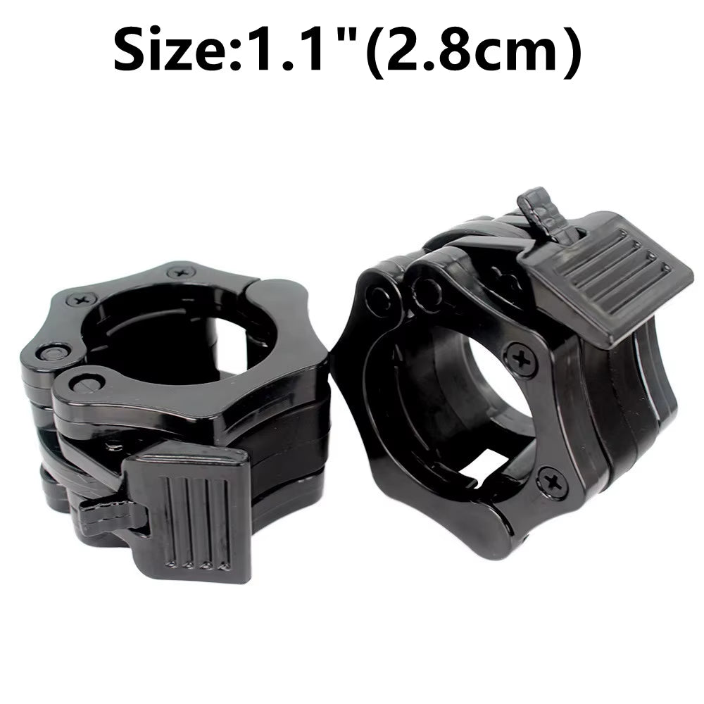 Pair of Locking 25/50Mm Diameter Standard Bar Dumbbell Barbell Collars Lock Clips Clamp Weight Lifting Gym Fitness Bodybuilding
