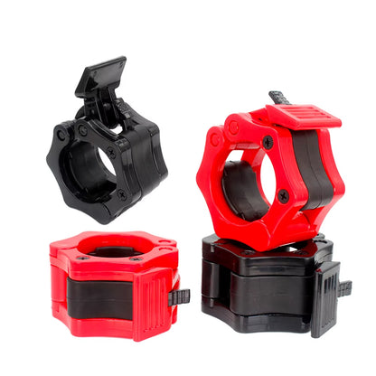 Pair of Locking 25/50Mm Diameter Standard Bar Dumbbell Barbell Collars Lock Clips Clamp Weight Lifting Gym Fitness Bodybuilding