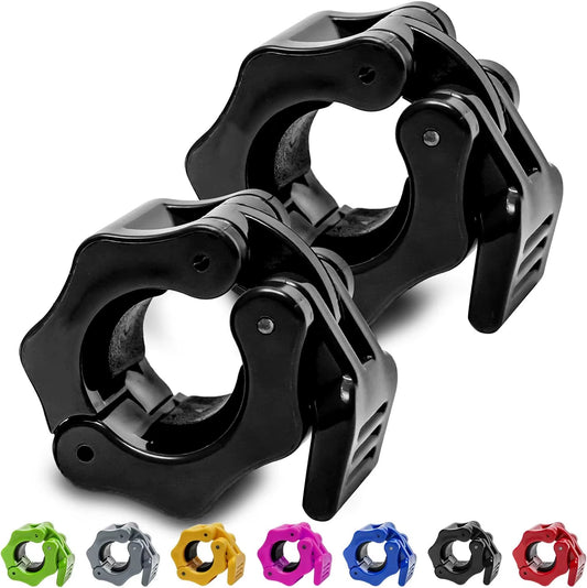 Pair of Locking 25/50Mm Diameter Standard Bar Dumbbell Barbell Collars Lock Clips Clamp Weight Lifting Gym Fitness Bodybuilding