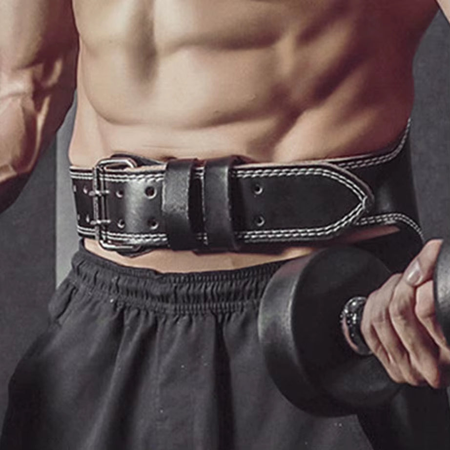 Customized Fitness Belt for Squatting Hard Pull Powerlifting Fitness Safety Leather Weight Lifting Belts