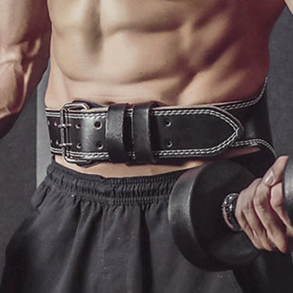 Customized Fitness Belt for Squatting Hard Pull Powerlifting Fitness Safety Leather Weight Lifting Belts