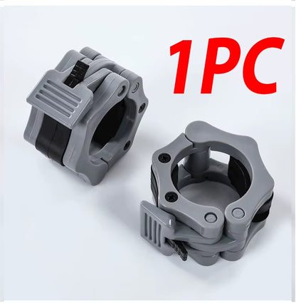 1PC Nylon Safety Dumbbell Barbell Bar Clip Collar Lock Clamps Pro O-Rod Chuck Weight Lifting Bar Snap Gym Fitness Accessories